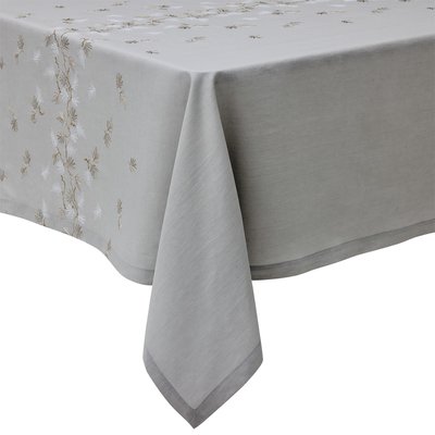 Nappe brodée en lin, Made in France, RAMAGE ALEXANDRE TURPAULT