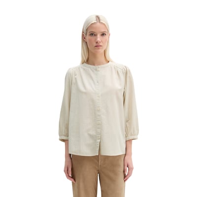 Blouse à rayures A-Shape en mélange de coton organique et de viscose MARC O'POLO