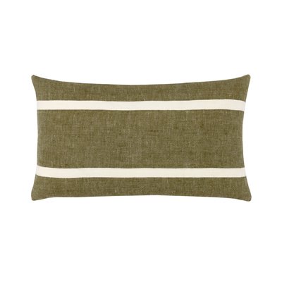 Housse de coussin en lin vert, JADEITE BLOOM BOSS HOME