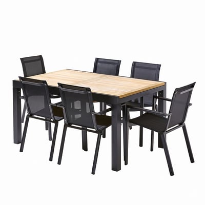 Ensemble en aluminium, 6 fauteuils BALITECK WILSA GARDEN