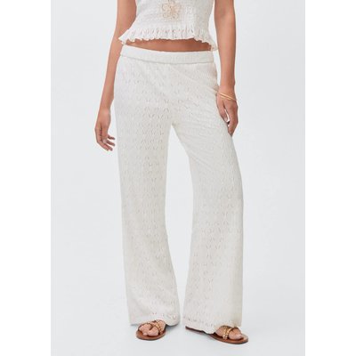 Pantalon broderie suisse MANGO TEEN