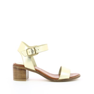 Sandali con tacco Volou, pelle KICKERS