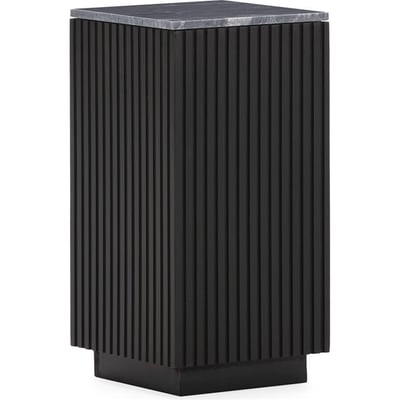 Sellette d'appoint en marbre et bois RECOLLECTION