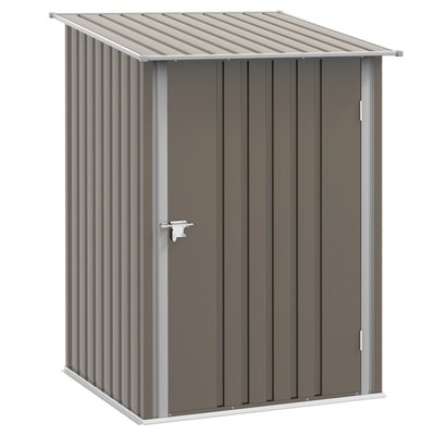 Abri de jardin Tôle d'acier Marron OUTSUNNY