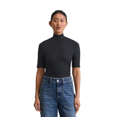 T-shirt à col roulé slim en TENCEL™ Modal MARC O'POLO