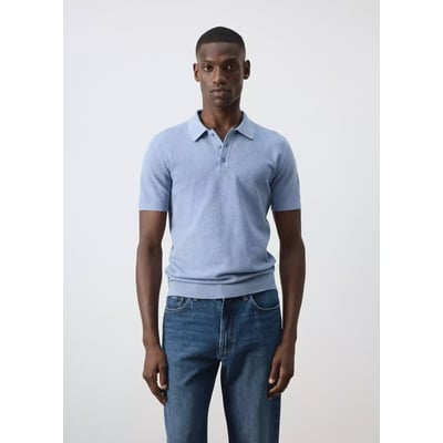 Polo mélange coton maille fine MANGO MAN
