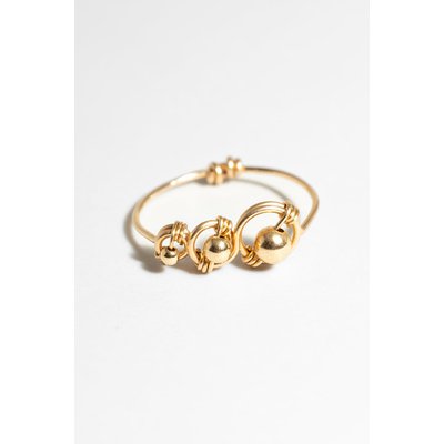 Bague triple Amélia - Or YAY PARIS