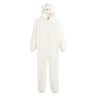 Surpyjama à capuche duveteux, motif ours LA REDOUTE COLLECTIONS