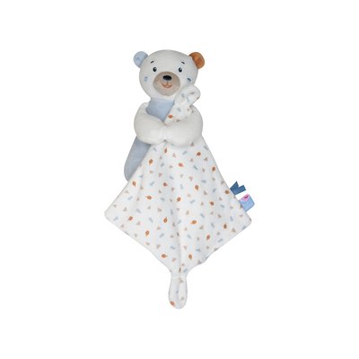 Doudou mouchoir ours velours doux SUCRE D'ORGE