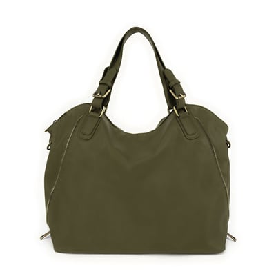 Grand sac à main en cuir lisse italien CAMELIA OH MY BAG