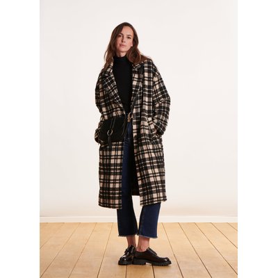 Manteau long oversize col tailleur LA FEE MARABOUTEE