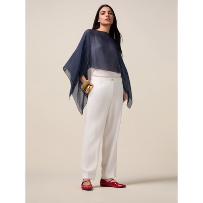 Pantalon cigarette réalisé en tissu fluide mélange viscose OLTRE