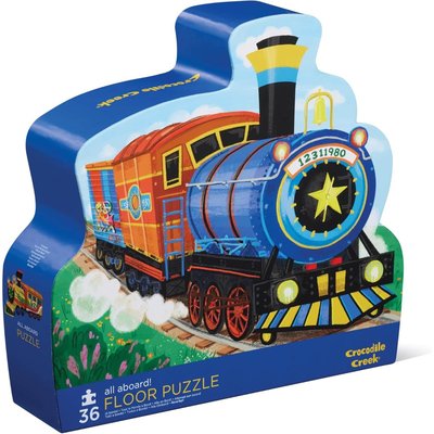 Maxi puzzle - 36 pieces - Les trains CROCODILE CREEK