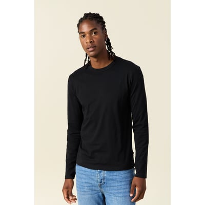 T-shirt en coton manches longues BONOBO