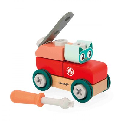 Jeu De Construction En Bois, Voiture À Bricoler JANOD