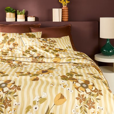 Housse de couette satin de coton, Solanne LA REDOUTE INTERIEURS
