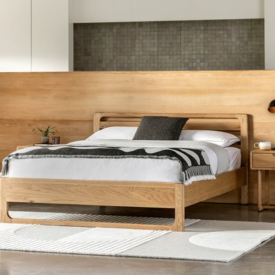 Fallon Solid Oak Bed SO'HOME