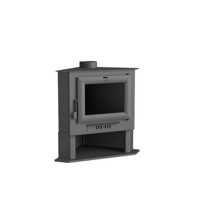 FM Poêle à bois d'angle en acier CH-5 9,5kW FM BIOMASA