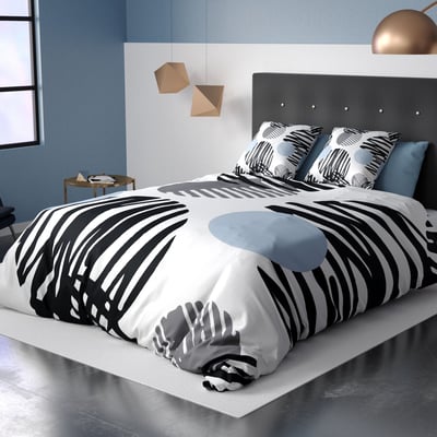 Parure De Lit Cerclus Avec Housse De Couette Et Taie D'oreiller LES ATELIERS DU LINGE