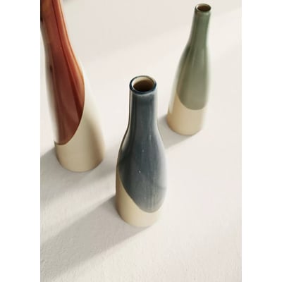 Vase 100 % grès bicolore MANGO HOME