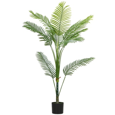 Palmier artificiel Plastique Vert HOMCOM