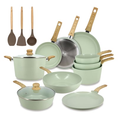Set 13 pièces de cuisson aluminium, COLORAMA MENASTYL