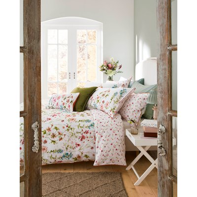 Housse de couette fleurie 2 personnes Wild Meadow Crimson LAURA ASHLEY