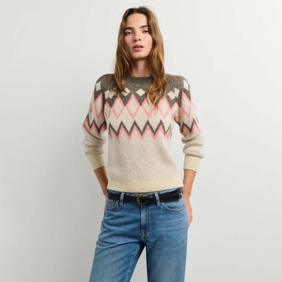 Pull En Maille À Imprimé Géométrique PEPE JEANS