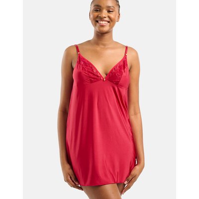 Camisón encaje y microfibra Précieuse SANS COMPLEXE