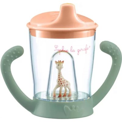 Tasse anti-fuite mascotte Pastel Sophie la girafe VULLI