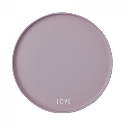 Assiette Lavande Love DESIGN LETTERS