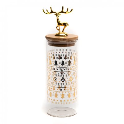 Bonbonnière cerf d é hauteur 28cm AMADEUS