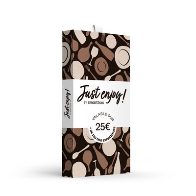 Carte cadeau Just enjoy ! Délices - 25 €- SMARTBOX - Coffret Cadeau Multi-thèmes SMARTBOX