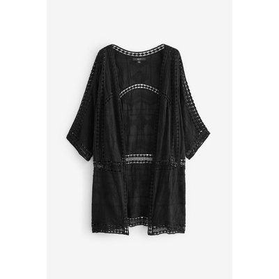 Tunique kimono longue en crochet NEXT