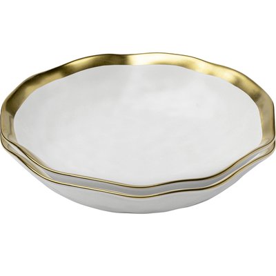Lot de 2 assiettes creuses, BELL KARE DESIGN