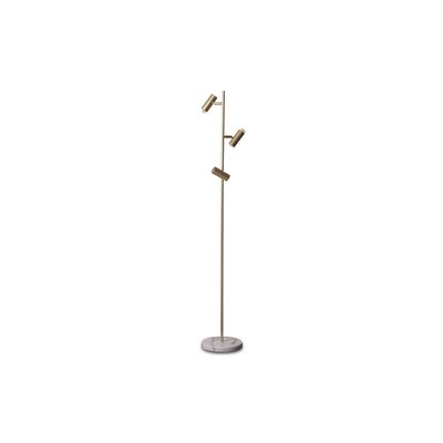 Lampadaire en marbre et laiton LUBECK PRODUIT INTERIEUR BRUT