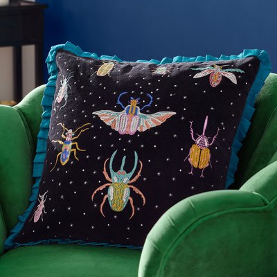 Darklings Beetle Filled Cushion WYLDER NATURE