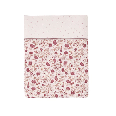 Drap plat imprimé en percale de coton, ORIENTAL GARDEN ESSIX