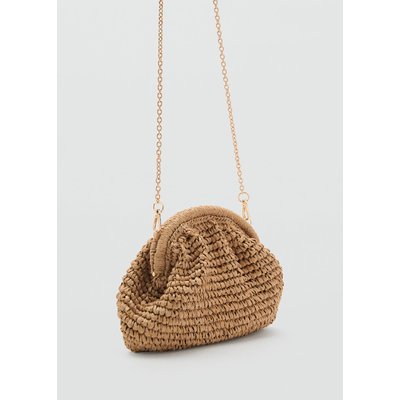 Pochette en fibre naturelle MANGO TEEN