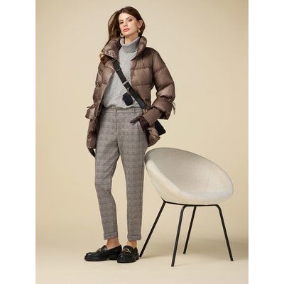 Pantalon réalisé en tissu jacquard stretch OLTRE