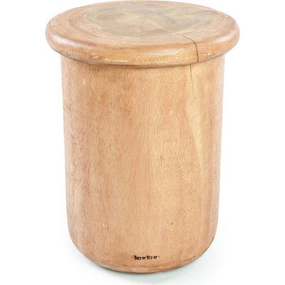 Tabouret Killa en Bois Suar Naturel RECOLLECTION