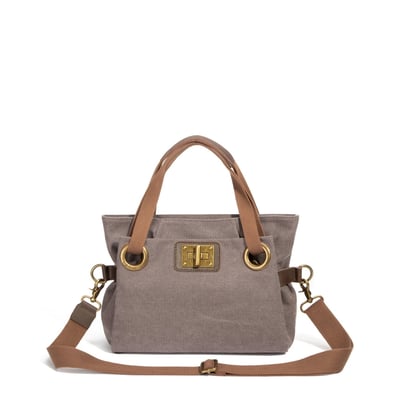 Sac porté épaule en cuir et toile TOBAGO MINI OH MY BAG
