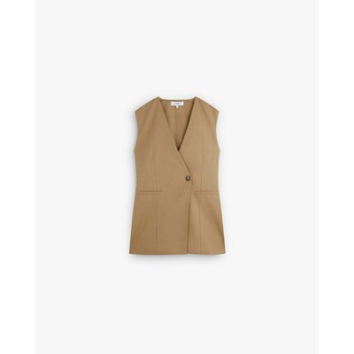 Gilet en lin uni SCALPERS