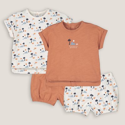 Набор из двух комплектов из двух вещей: футболка и шаровары LA REDOUTE COLLECTIONS