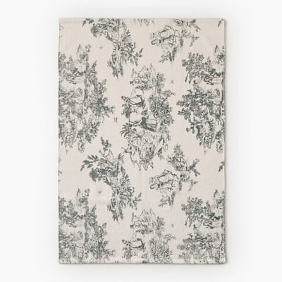 Tapis imprimé, 100% coton MONOPRIX