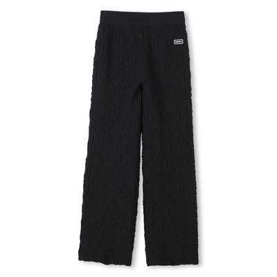Pantalon large effet gaufré DKNY