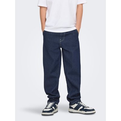 Jean À Coupe Ample OSJEDGE Taille haute Straight Fit Jeans ONLY & SONS JUNIOR