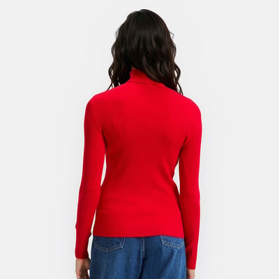 Jersey con cuello vuelto de punto fino LA REDOUTE COLLECTIONS