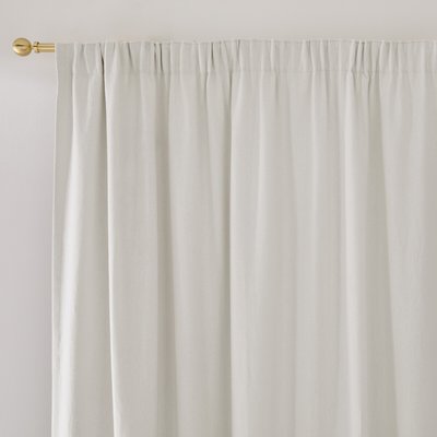 Coline Thermal Curtain in linen with gathered braid LA REDOUTE INTERIEURS