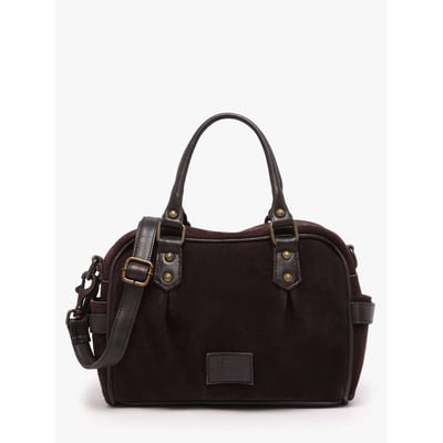 Sac porté main Vienne cuir BASILIC PEPPER